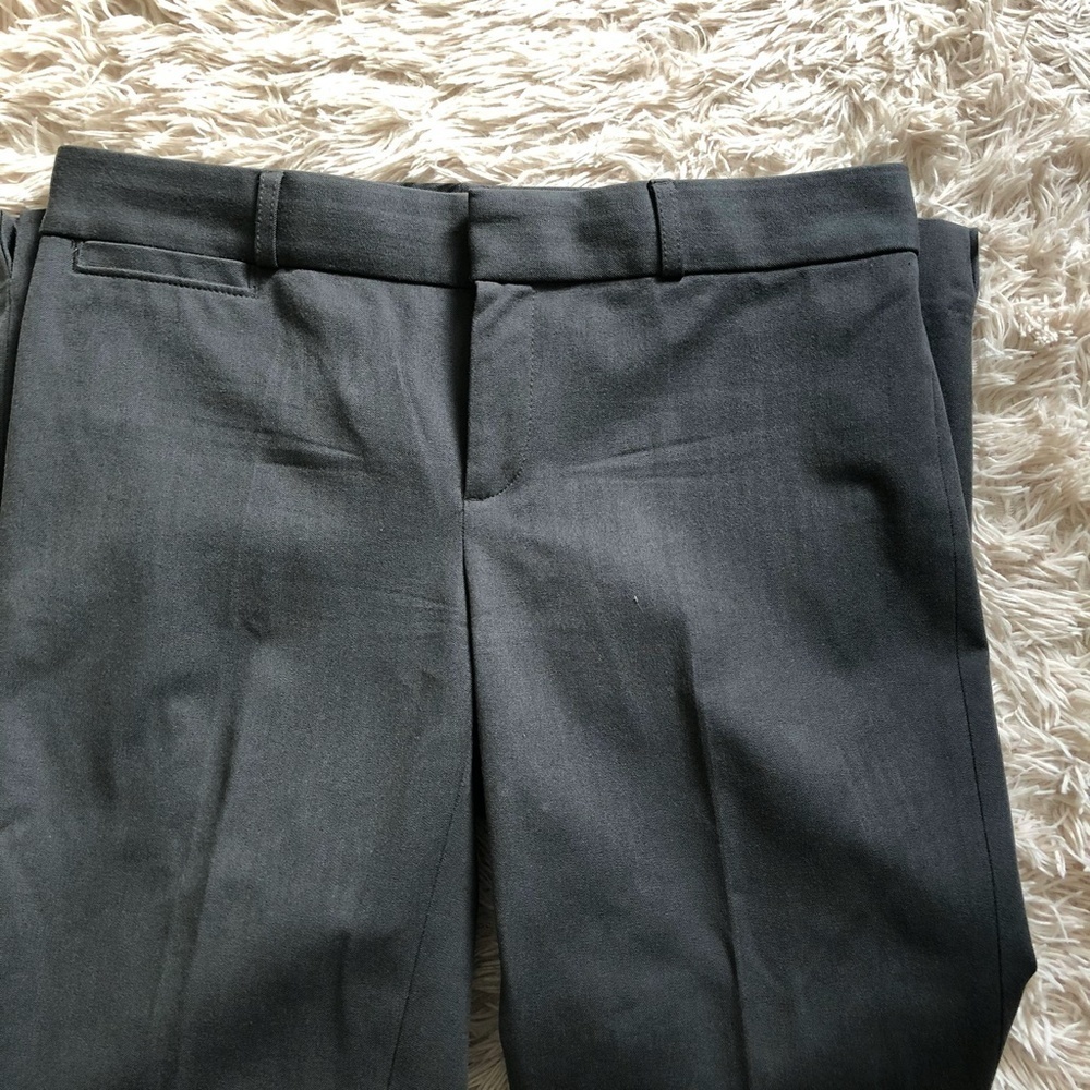 Banana Republic Sloan Fit Trouser Office Pants In Grey Size 6 - Picture 5 of 8